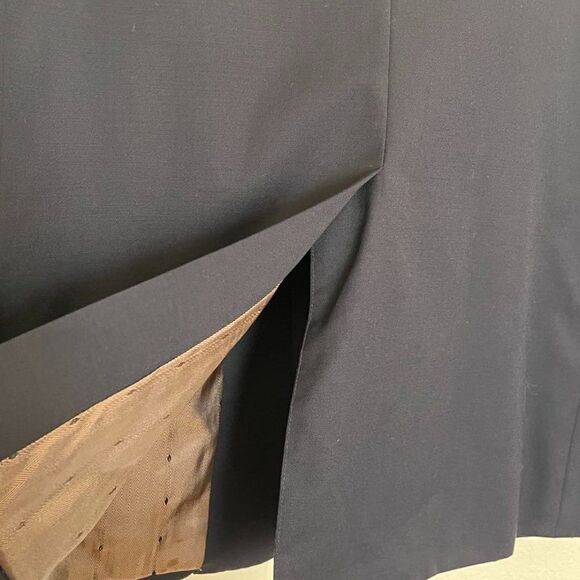 Joseph & Feiss Gold Blazer, Navy , 44 Reg 100% WORESTER WOOL EXECUTIVE Fit - Picture 8 of 16